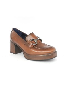 Dorking Cristel D9155 Mocassino Tacco Vaschetta Cuoio