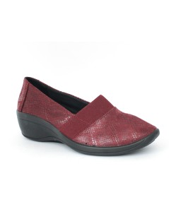Arcopedico Mocassino Slipon Elastico Lytec Bordeaux