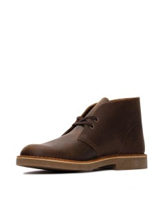Clarks Polacchine Uomo Desert Boot Evo Ingrassato Cuoio