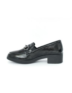 Enval Soft Mocassino Tacco Medio Morsetto con Accessorio Nero