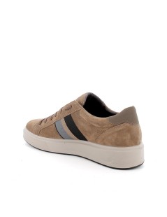 IGI&Co Sneakers Uomo Cassetta Fascia Laterale Camoscio Sesamo