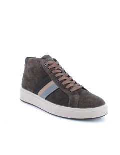 IGI&Co Sneakers Uomo Boxer Fascia Zip Laterale Caffè