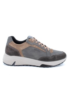 IGI&Co Sneakers Uomo Plantare Hoga Camoscio Caffè Grigio