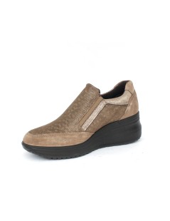 Enval Soft Slipon Medio Zip Laterale Fango