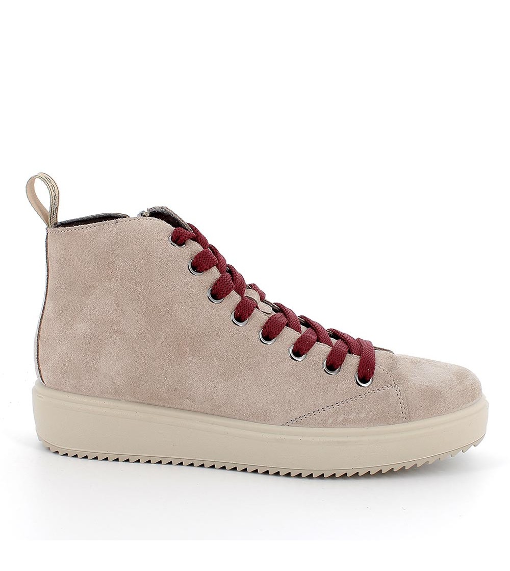 IGI&Co Sneakers Donna Boxer Panchi Zip Laterale Visone
