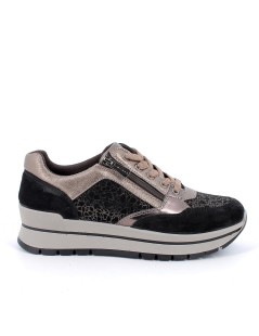 IGI&Co Sneakers Balance Vaschetta Zip Nero Canna di Fucile