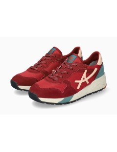 AllRounder Sneakers Ginnico Camoscio e Tessuto Rosso