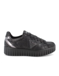 IGI&Co Sneakers Vegan Fondo Multirighe Laminato Nero