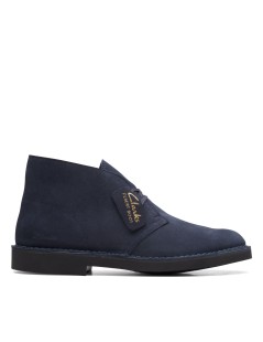Clarks Polacchine Uomo Desert Boot Evo Camoscio Blu Navy