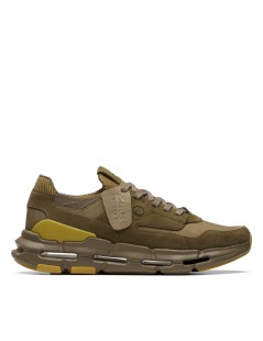 Clarks Sneakers Uomo NXE Volume Light Camoscio Multi Oliva