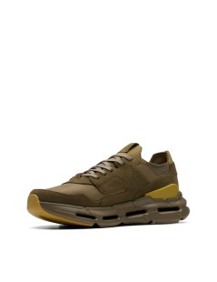 Clarks Sneakers Uomo NXE Volume Light Camoscio Multi Oliva