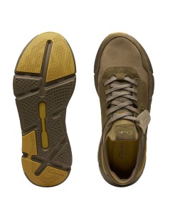 Clarks Sneakers Uomo NXE Volume Light Camoscio Multi Oliva