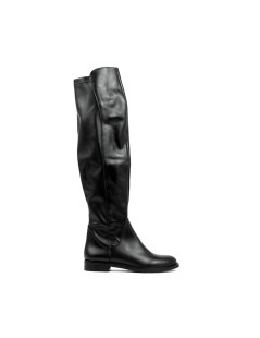 Accademia Stivale Cuissard Nappa Elastic Zip Nero