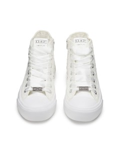 CULT Sneakers Alte Donna Placebo Tessuto Bianco