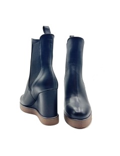 Lorenzo Mari  Tronchetti Zeppa Alta Beat fasciata Nero