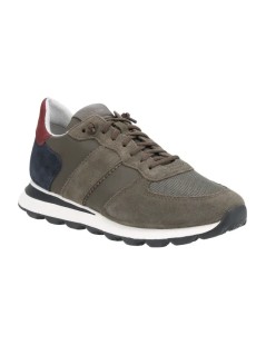 Geox V SERIES Sneakers Camoscio e Nylon Militare Blu