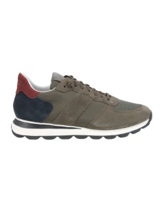 Geox V SERIES Sneakers Camoscio e Nylon Militare Blu