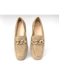 Ara Shoes Mocassino Medio Morsetto Catena Sabbia
