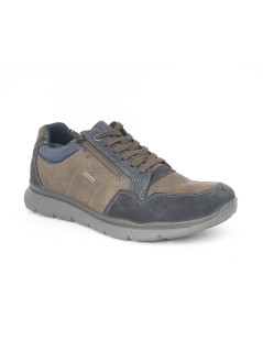 Ara Shoes Sneakers Vaschetta Zip Goretex Blu Marrone