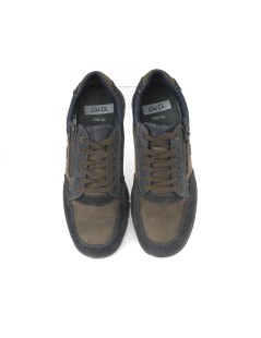 Ara Shoes Sneakers Vaschetta Zip Goretex Blu Marrone