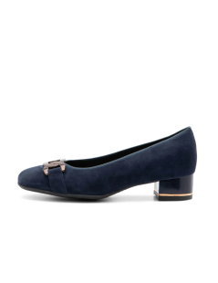 Ara Shoes Decollette Tacco Medio con Catena Blu Notte