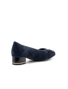 Ara Shoes Decollette Tacco Medio con Catena Blu Notte
