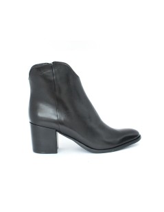 Triver Flight Texano Tacco Medio Zip Laterale Nero