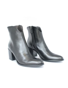 Triver Flight Texano Tacco Medio Zip Laterale Nero