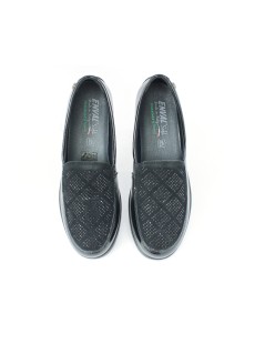Enval Soft Mocassino Comfort Vaschetta Strass Naplak Nero
