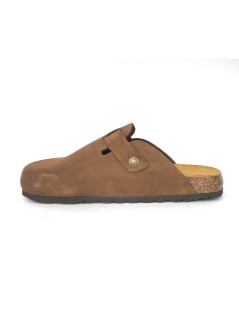 Grunland Ciabatta Boston Sottopiede Soft Fibbia Marrone