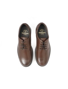Boomerang Stringate Derby Classico Comfort Cervo Marrone