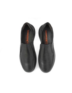 Boomerang Mocassini Slipon Plantare Fondo Sportivo Pelle Nero