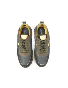 Ambitious Sneakers Vaschetta Alta 3 Colori Marrone