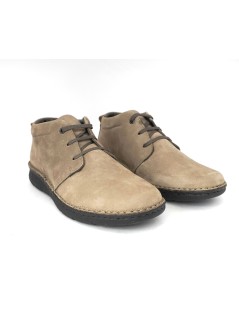 Boomerang Polacchine Uomo Ideal Camoscio Liscio Tortora