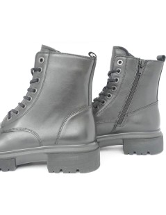 Grunland Anfibio Donna Fondo Medio Zip Nappa Nero