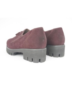 F.lli Tomasi Mocassino Frangia Nappine Fondo Carro Prugna