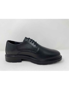 IGI &Co Scarpa Bassa Stringata Liscia Fondo Gomma Nero