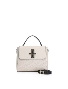 CAFèNOIR Bauletto Patta Gancio Logo Laserato Taupe