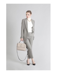 CAFèNOIR Bauletto Patta Gancio Logo Laserato Taupe