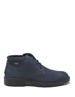 Enval Soft Polacchine Liscio Carro Zip Goretex Blu