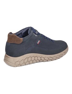 Callaghan Polacchine Sneakers Zeppa Vaschetta Blu Marrone