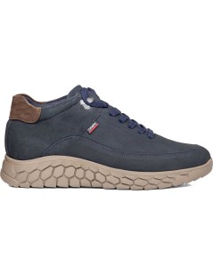 Callaghan Polacchine Sneakers Zeppa Vaschetta Blu Marrone