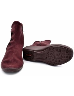Arcopedico Tronchetto Morbido Cucitura Laterale Bordeaux