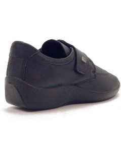 Arcopedico Mezzo Polacchino Velcro Zeppa Media Nero