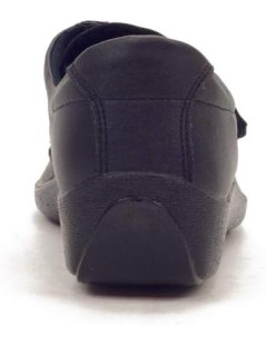 Arcopedico Mezzo Polacchino Velcro Zeppa Media Nero