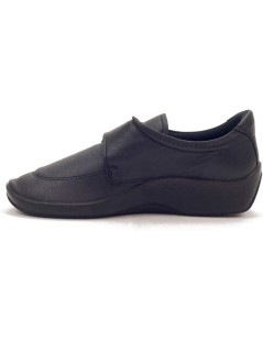 Arcopedico Mezzo Polacchino Velcro Zeppa Media Nero
