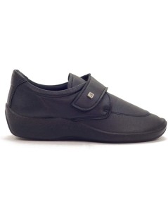 Arcopedico Mezzo Polacchino Velcro Zeppa Media Nero