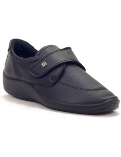 Arcopedico Mezzo Polacchino Velcro Zeppa Media Nero