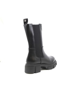 Raquel Perez Tronchetto Kombat Alto Cerniera Pelle Nero