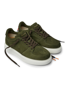 Barracuda Sneakers Cassetta Vaschetta Nabuk Oliva